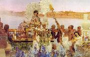 Alma Tadema The Finding of Moses Norge oil painting reproduction